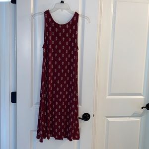 Red and white Old Navy tank dress!